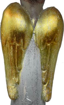 58 cm Engel Figur, Kunstharz Engel Deko, Silber Goldene Schönheit Engel Figur Dekoration für Haus Tisch Ornamente