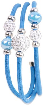 IRINA Armband in Blau mit Straß ornamenten