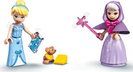 LEGO 43192 Disney Princess Cinderellas königliche Kutsche Pferde Spielzeug