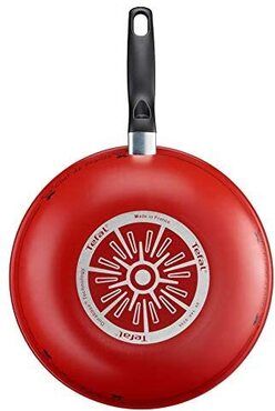 Tefal B3131912 Essential Chef DE France Wok, Rot