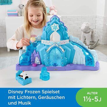 Fisher-Price GLM38 Little People Frozen Elsas Eispalast - Deutsche Sprachversion