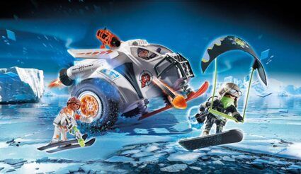 PLAYMOBIL Top Agents 70231 Spy Team Schneegleiter mit Licht- und Soundeffekten, Ab 6 Jahren