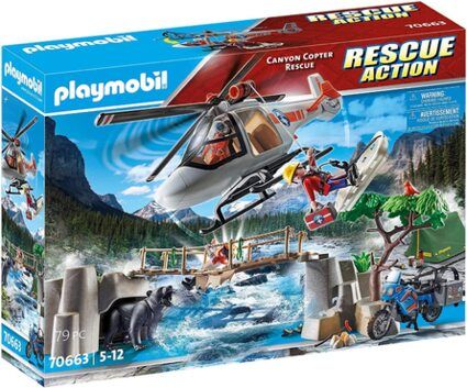 Playmobil 70663 - Rescure Action - Spielset, Berg Einsatzkommando