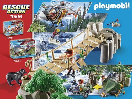 Playmobil 70663 - Rescure Action - Spielset, Berg Einsatzkommando