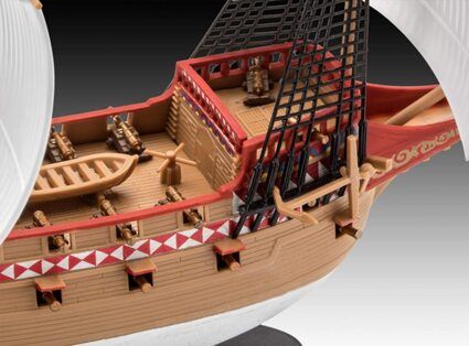 Revell REV-65661 Model Set HMS Revenge, 1:350 Modellbausatz + Zubehör, farbig