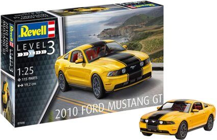 Revell RV07046 7046 07046 2010 Ford Mustang GT Automodell Bausatz 1:25