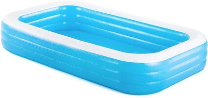 Bestway Family Pool Blue Rectangular deluxe, 305 x 183 x 56 cm