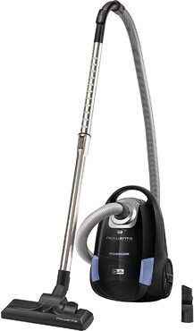 Rowenta City Space RO2611EA Bodenstaubsauger mit Beutel (750 Watt, 2,5 Liter) schwarz/blau