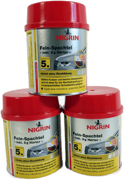 Nigrin Fein Spachtel 74950 250g, 3 Stück