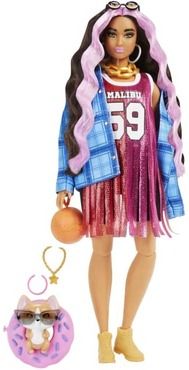 Barbie Extra im Basketball Trikot Kleid