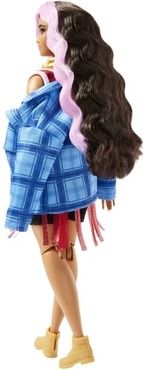 Barbie Extra - Puppe im Basketball Trikog Kleid mit extra langem Haar! (HDJ46)