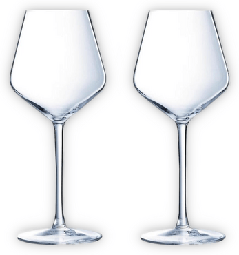 Weißeinglas, Kristallglas, 2 Gläser