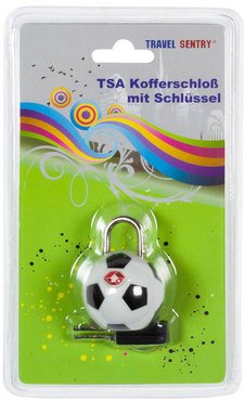TSA Kofferschloss Fußball Durchmesser 31 mm