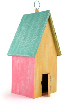 Vogelhaus Hello Birdie mehrfarbig bunt