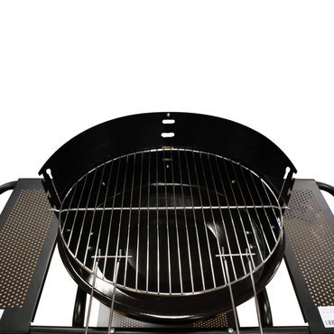 Grillwagen Grill Rock n Roll mit Ablagen Grillfläche 48 cm