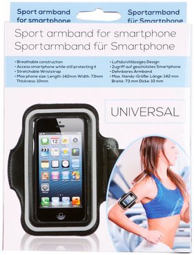 Sport Armband für Smartphone Universal bis 142 x 73 x 10 mm