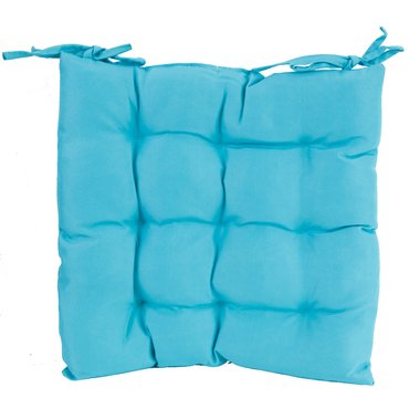 Sitzkissen 40x40 cm Stuhlkissen Auflage mit Bändern Indoor & Outdoor