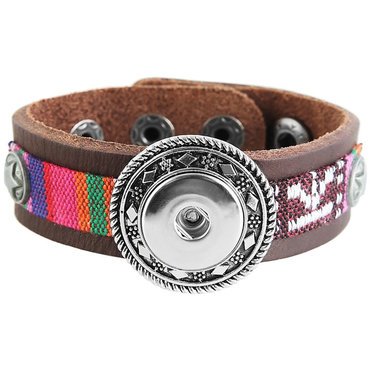 Cham Cham  Leder Armband in braun