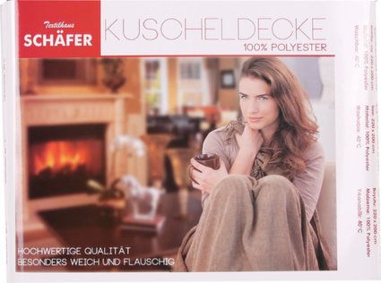 Kuschelige Wohndecke Cashmere Feeling Microfaser Kuscheldecke super soft