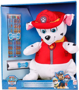 Paw Patrol Weich geformte Plüsch Rucksack (rot)