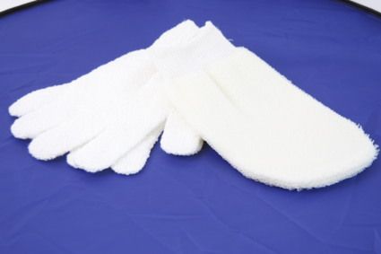 3er Set Massagehandschuhe