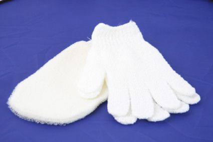 3er Set Massagehandschuhe