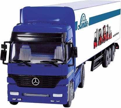 Dickie-Spielzeug 203747000 - Sattelschlepper, Actros Transporter