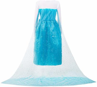 Katara 1099 - Frozen ELSA Eiskönigin Kleid Kostüm Verkleidung, Mädchen Kind, Fasching Karneval