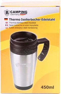 Thermo Isolierbecher Edelstahl 450ml