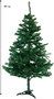 150cm künstlicher Weihnachtsbaum Christbaum Tannenbaum mit Metallständer, Schneller Montage und Faltung (150cm, Grün PVC)
