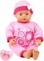 Bayer Design 93863AB - Funktionspuppe First Words Baby mit 24 Lauten, 38 cm, rosa