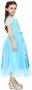 Katara 1718 – Eisprinzessin Königin Elsa Mädchen Ball Festkleid Kinder-Kostüm mit Tüll-Rock – Disney-inspiriert mit Glitzer, Rüs