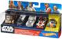 Hot Wheels Mattel DJP17 - Verkehrsmodelle, Star Wars Helden des Widerstands 5-er Pack