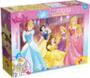 Doppelseitiges Maxipuzzle 60 Teile Prinzessin Lisciani
