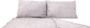 Kuscheldecke 130 x 170 cm Chenille-Plaid mit 2 Dekokissen, 3tlg. Grau