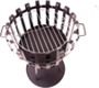 Mediablue Feuerkorb mit BBQ Grillrost