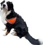 Warnwest Reflektierender Verstellbarer West für Hunde mit klett , fluoreszierend orange