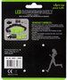 LED Laufgürtel mit Tasche - wiederaufladbar mit Micro-USB Kabel - Unigröße - Blinklicht Sport Gürteltasche für Joggen