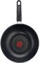 Tefal Only Cook B31419 Kochtopf, rund, Wok/Stir-Fry Pan, Schwarz, PowerGlide, 175 °C, Thermo-Spot