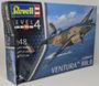 Revell Modellbausatz Flugzeug 1:48 - Lockheed Ventura Mk.II im Maßstab 1:48, Level 4, BWARE