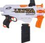 NERF Ultra Amp motorisierter Blaster, 6-Dart Clip-Magazin, 6 Ultra Darts, Ultra Darts kompatibel