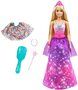 Barbie GTF92 - Dreamtopia 2-in-1 Prinzessin zu Meerjungfrau Verwandlungspuppe (blond, ca. 30 cm) mit 3 Looks und Accessoires, Sp