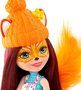 Enchantimals GJX31 - Schlittenfreunde Set mit Felicity Fox Puppe (15,24 cm), Tierfigur Flick, Schlitten und Zubehör, tolles Gesc