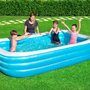 Bestway Family Pool Blue Rectangular deluxe, 305 x 183 x 56 cm