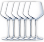 Weißeinglas, Kristallglas, 6 Gläser
