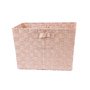 Aufbewahrungs-Box Beige geflochten 38 x 26 x 26 cm