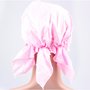Bandana mit Gummi und kleinen Strasssteinen in rosa