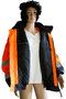 Workwear Warn- und Wetterschutzjacke, Style U-W 19, Farbe:leuchtorange-marine