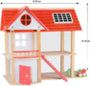 Beeboo Puppenhaus Eco Villa, unmöbliert L 47,5 x B 31,5 x H 47,3 cm