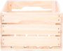 Massive Obstkiste Weinkiste Vintage Shabby Holzkiste natur 40x30x18,5